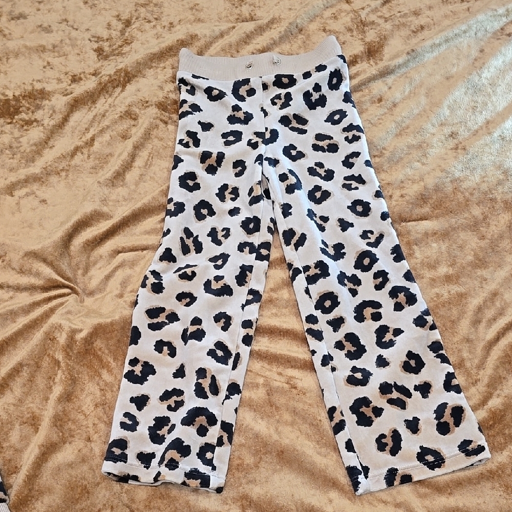 Leopard Print Kids Swear Set - Tan and Black 3/4t - Picture 4 of 6